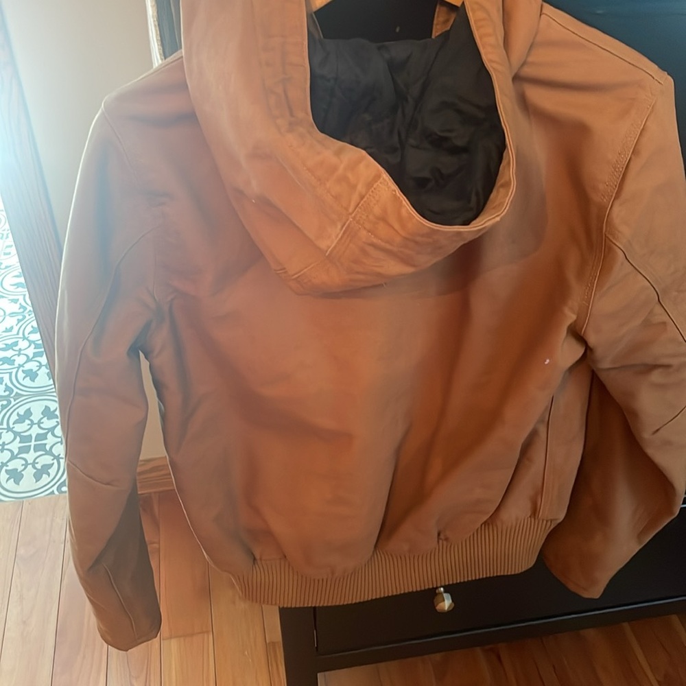Carhartt Brown Hooded Utility Jacket - Picture 4 of 5